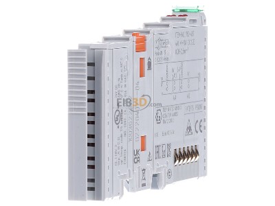 View on the left WAGO 750-457 Fieldbus analogue module 4 In / 0 Out 
