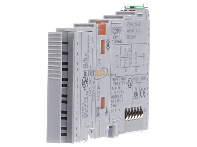 Front view WAGO 750-459 Fieldbus analogue module 4 In / 0 Out 
