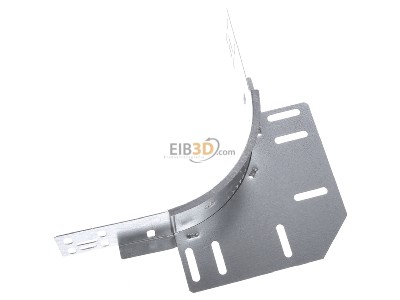 View top right Niedax REK 60 Bend for cable tray (solid wall) 

