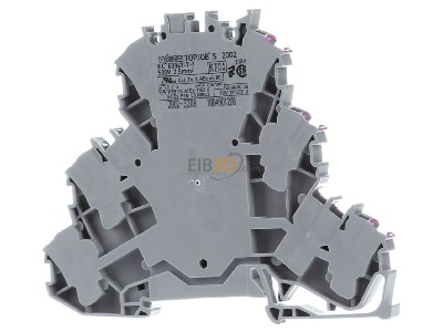 Back view WAGO 2002-3208 Feed-through terminal block 5,2mm 24A 
