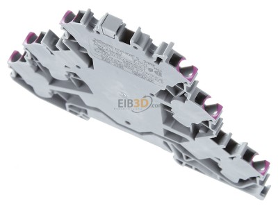 Top rear view WAGO 2002-3208 Feed-through terminal block 5,2mm 24A 
