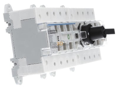 View on the left Hager HI405R Off-load switch 4-p 100A 
