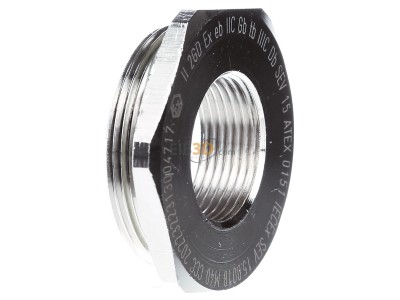 View on the left Kaiser EX3500.40.25 Adapter ring M25 / M40 brass 
