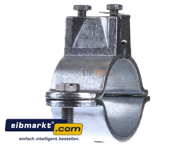 View on the left OBO Bettermann 952 Z 1 1/2 Earthing pipe clamp 45,5...48,5mm
