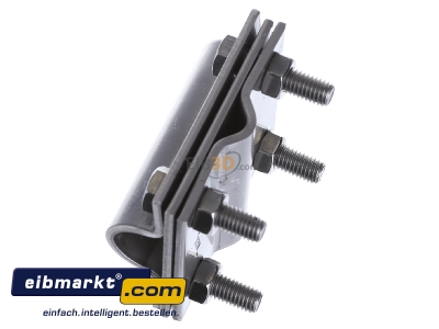 View top right Dehn+Shne 610 020 Connection clamp for earth rods 20 mm
