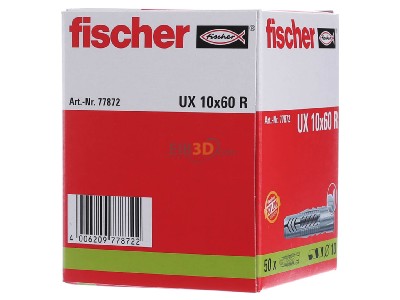 Ansicht links Fischer DE UX 10 R Universaldbel 