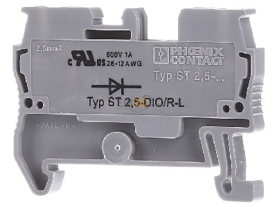 Back view Phoenix ST 2,5-DIO/R-L Diode terminal block 
