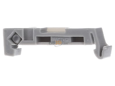 Front view WAGO 209-137 End bracket for terminal block screwless 
