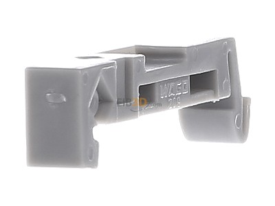 View on the left WAGO 209-137 End bracket for terminal block screwless 
