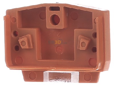 Ansicht hinten WAGO 264-369 Abschlu-u.Zwischenplatte orange 4mm dick 