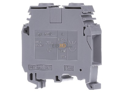 Front view WAGO 400-415/415-124 Feed-through terminal block 16mm 135A 
