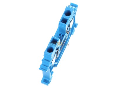 Ansicht oben links WAGO 280-602 Durchgangsklemme 0,08-2,5mmq blau 