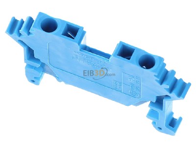 Ansicht oben hinten WAGO 280-602 Durchgangsklemme 0,08-2,5mmq blau 