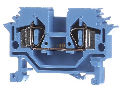 Front view WAGO 281-604 Feed-through terminal block 6mm 32A 
