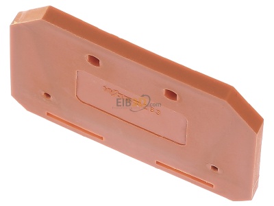 Top rear view WAGO 283-302 End/partition plate for terminal block 
