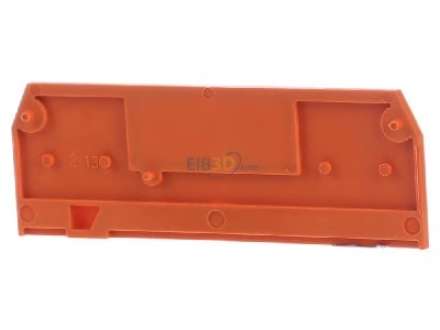 Ansicht hinten WAGO 279-346 Abschluplatte 2mm orange 