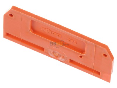 Ansicht oben vorne WAGO 279-328 Abschluplatte 2mm orange 