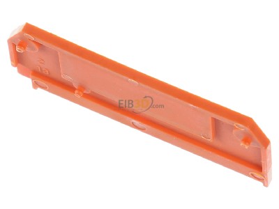 Ansicht oben hinten WAGO 279-328 Abschluplatte 2mm orange 