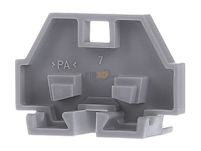 Front view WAGO 260-361 End/partition plate for terminal block 
