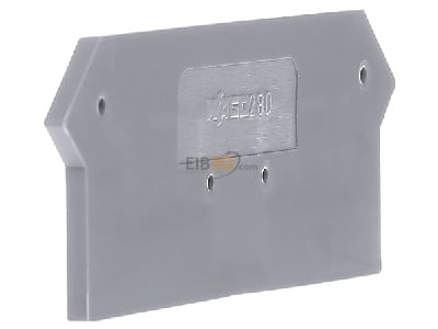 View on the left WAGO 280-316 End/partition plate for terminal block 
