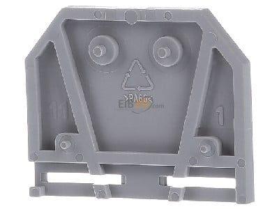 Back view WAGO 281-301 End/partition plate for terminal block 
