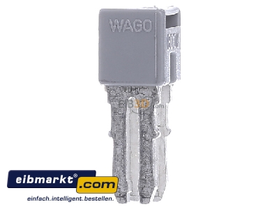 Frontansicht WAGO Kontakttechnik 284-402 Querbrcker 57A gr B=10mm 