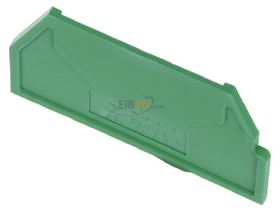 View up front Wieland API 10-16SL/V0 End/partition plate for terminal block 
