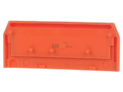 Ansicht hinten WAGO 280-371 Abschluss-/Trennplatte orange, 2,5mm 