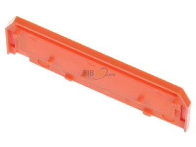 Ansicht oben hinten WAGO 280-371 Abschluss-/Trennplatte orange, 2,5mm 
