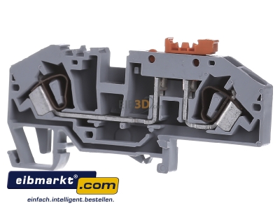 Front view WAGO Kontakttechnik 282-697 Disconnect terminal block 30A 1-p 8mm
