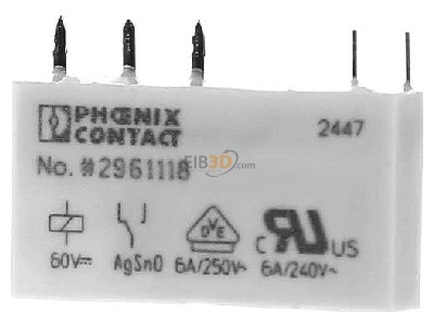 Frontansicht Phoenix REL-MR- 60DC/21 Relais 