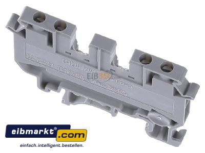 Top rear view Phoenix Contact UDK 3 Feed-through terminal block 5,2mm 32A 
