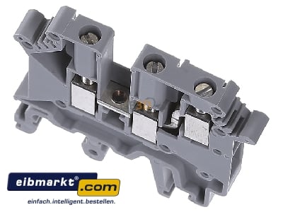 View up front Phoenix Contact UK  5-TWIN Feed-through terminal block 6,2mm 32A
