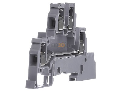 View on the left ABB D4/6 LL gr Installation terminal block 6mm 30A 2-p 
