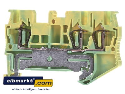 Front view Phoenix Contact ST 1,5-TWIN-PE Ground terminal block 1-p 4,2mm
