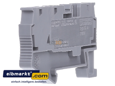 View on the right Phoenix Contact ST 4-TWIN Feed-through terminal block 6,2mm 40A - 
