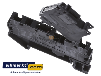 Top rear view Phoenix Contact ST 4-HESI (5x20) G-fuse 5x20 mm terminal block 6,3A 6,2mm 
