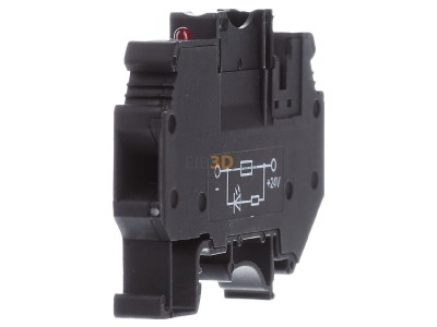 View on the left Phoenix UK 6-FSI/C-LED24 Blade fuse terminal block 30A 8,2mm 
