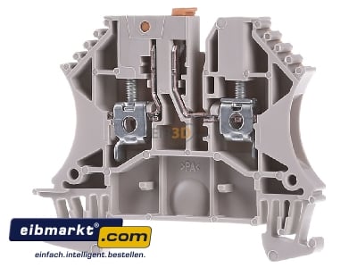 Frontansicht Weidmller WTR 2.5 Messtrenn-Reihenklemme 