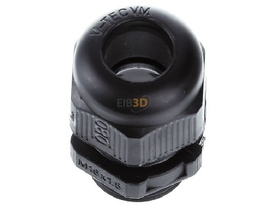 View up front OBO V-TEC VM16 SW Cable gland / core connector M16 
