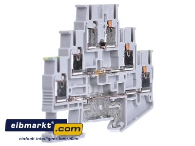 View on the left Phoenix Contact PT 2,5-PE/L/L Installation terminal block 5,2mm 26A - 
