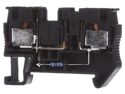 Front view Phoenix PT 4-FSI/F-LED 24 Blade fuse terminal block 10A 6,2mm 
