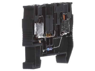 View on the left Phoenix PT 4-FSI/F-LED 24 Blade fuse terminal block 10A 6,2mm 
