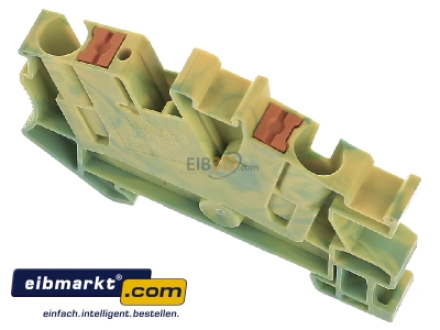 Top rear view Phoenix Contact PTI 6-PE Ground terminal block 1-p 8,2mm - 
