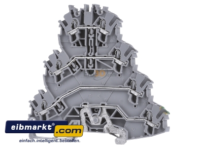 Front view WAGO Kontakttechnik 2002-4127 Feed-through terminal block 5,2mm 24A 
