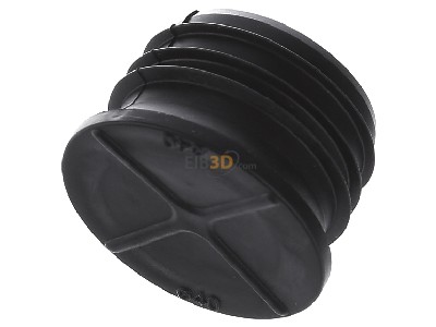 View up front Kaiser 1040-40 End cap for conduit 40mm 
