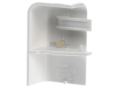 Back view Tehalit M 5553 rws End cap for baseboard wireway 50x20mm 
