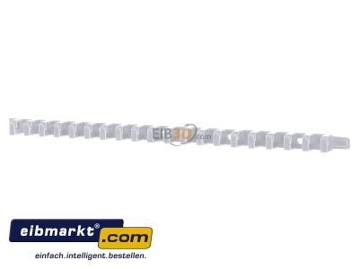Front view Tehalit M 5690 Slotted cable trunking system 15x11mm 
