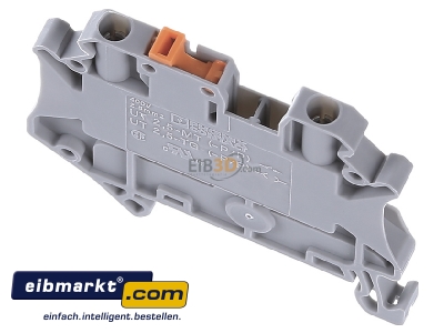 Top rear view Phoenix Contact UT 2,5-MT-P/P Disconnect terminal block 20A 1-p 5,2mm 
