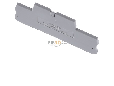 View up front Phoenix Contact D-PTTB 1,5/S End/partition plate for terminal block 

